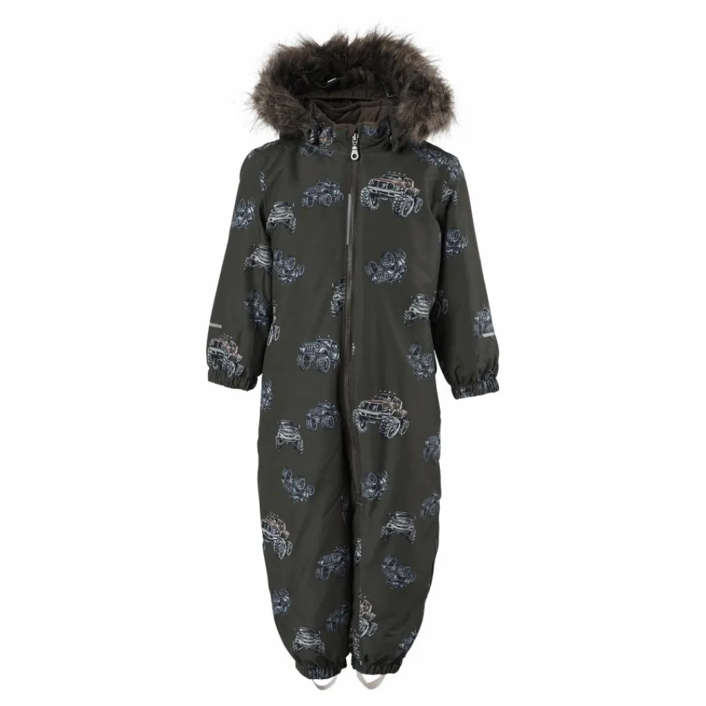 Name It Nmmsnow10 Suit Truck Fo Noos Olive Night Svart Discount