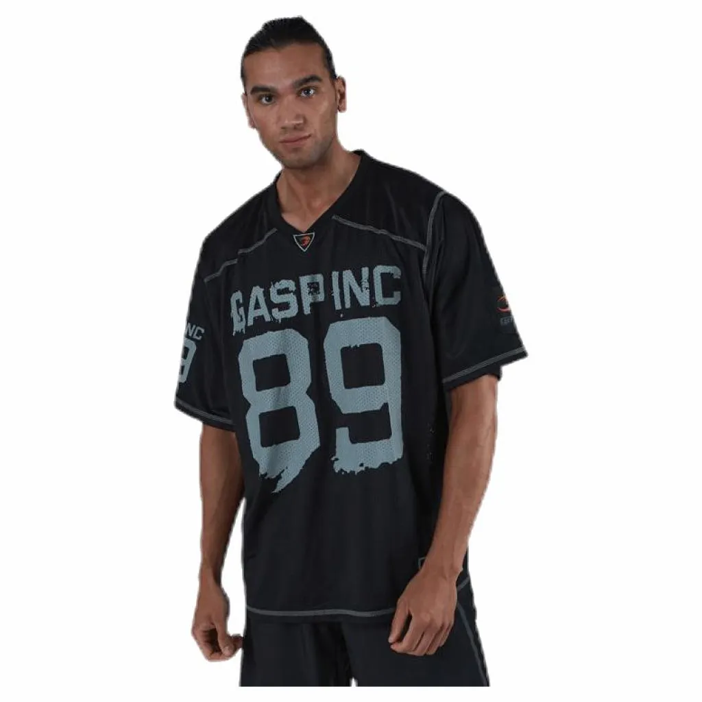 GASP No1 Football tee Black Svart Outlet