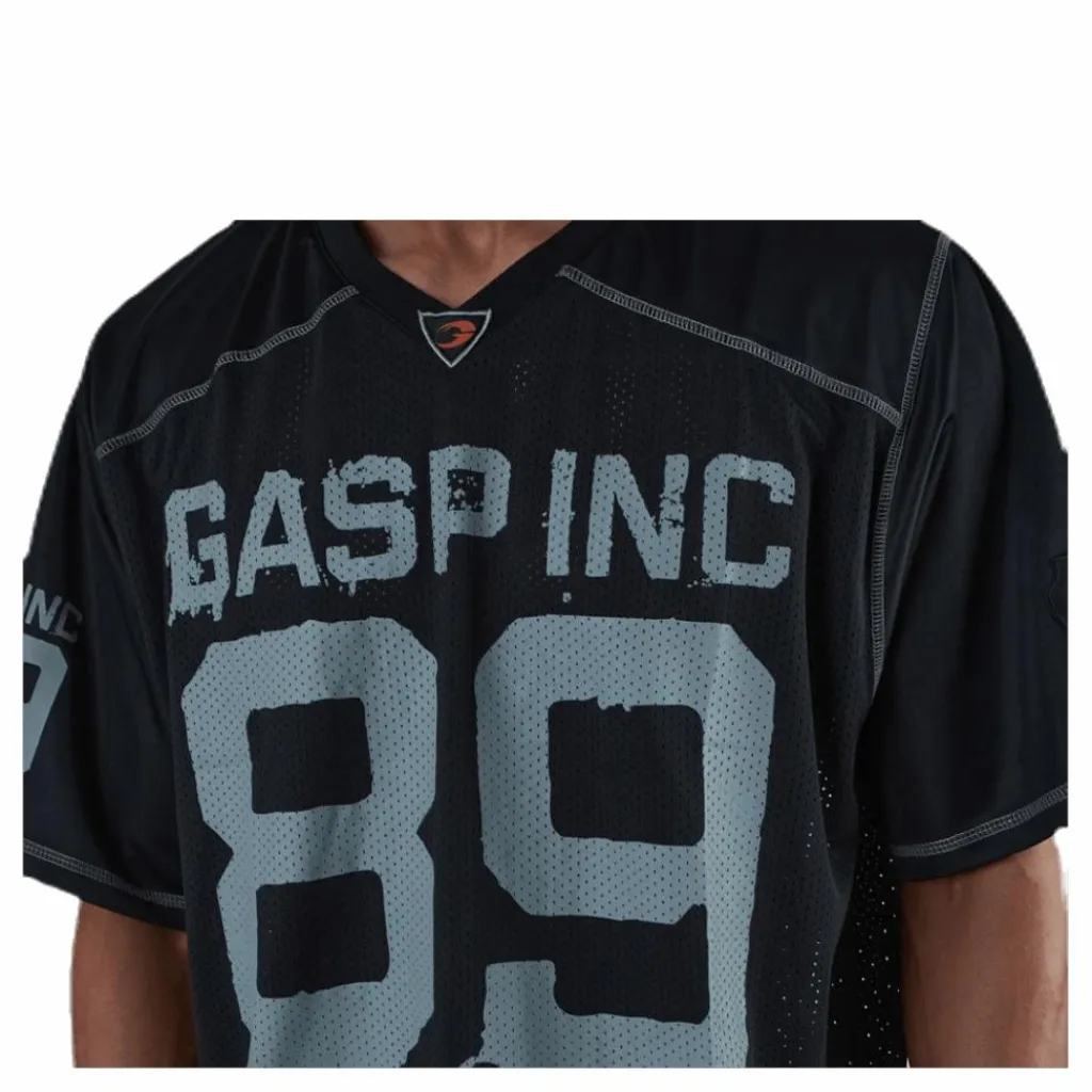 GASP No1 Football tee Black Svart Outlet