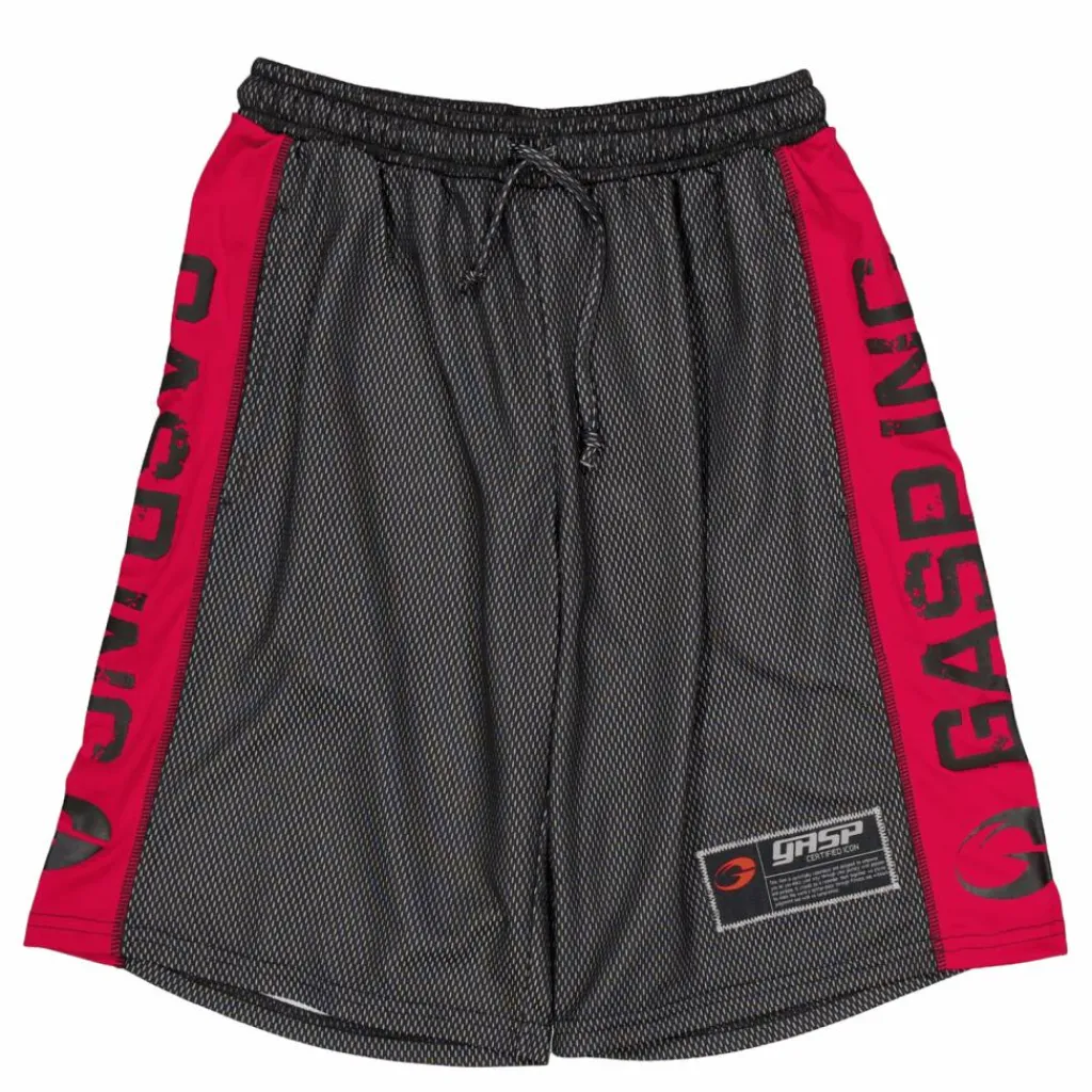 No1 mesh shorts Black/Red*GASP Clearance