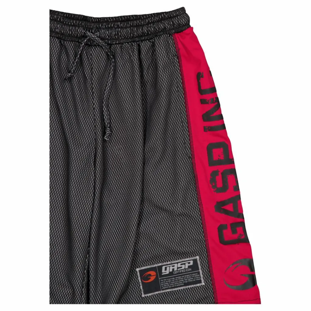 No1 mesh shorts Black/Red*GASP Clearance