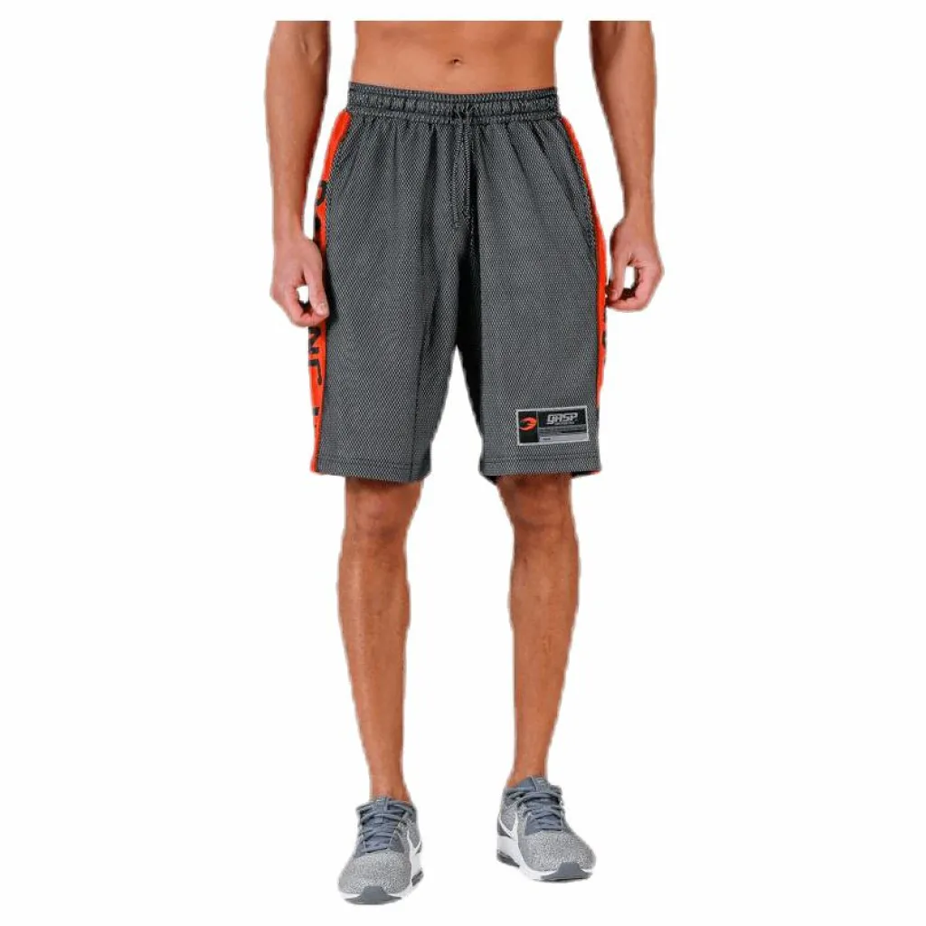 GASP No1 mesh shorts Orange/Black Orange och Svart Sale