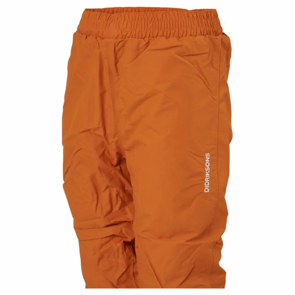 Didriksons Nobi Kids Pants 6 Burnt Glow Orange Sale