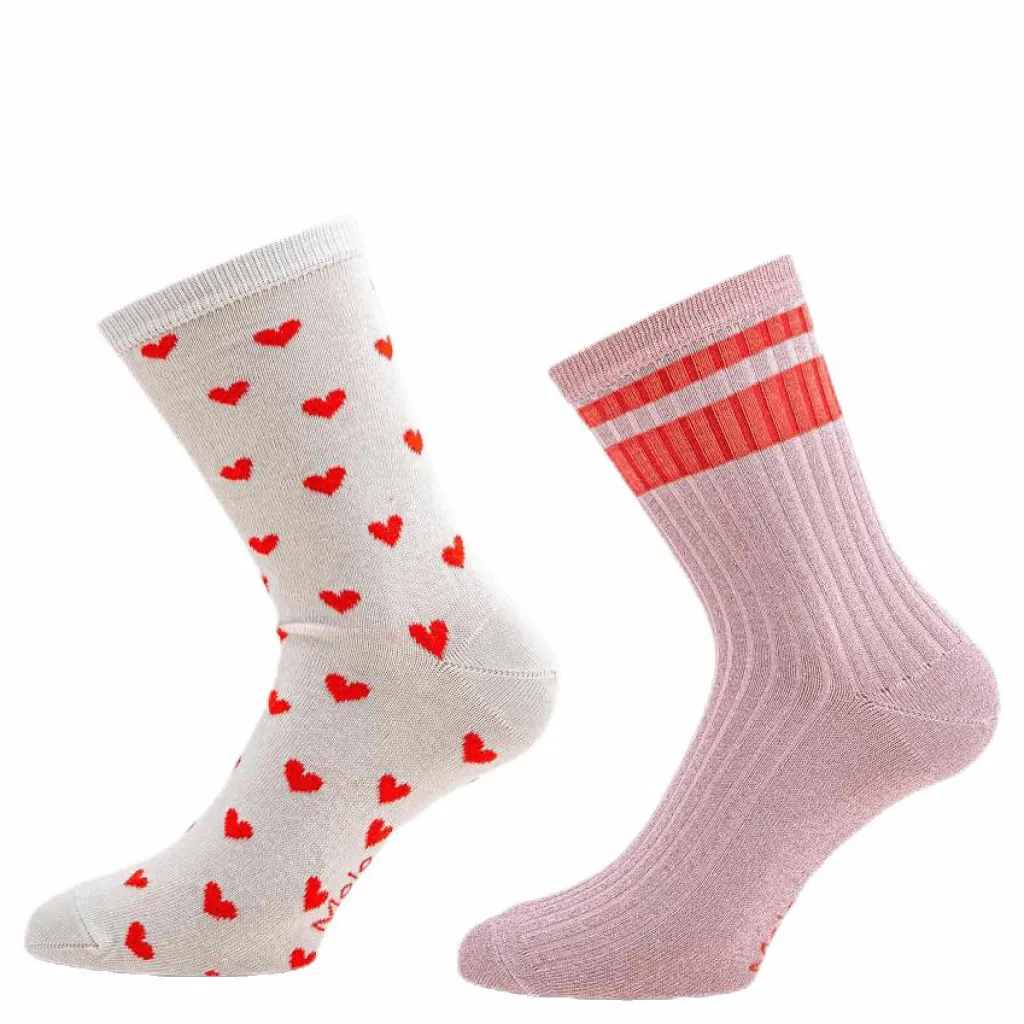 Nomi 2-Pack Pink/White*Molo Hot