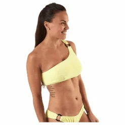 Pieces Nora Bikini Oneshoulder Top Yellow Gul Hot
