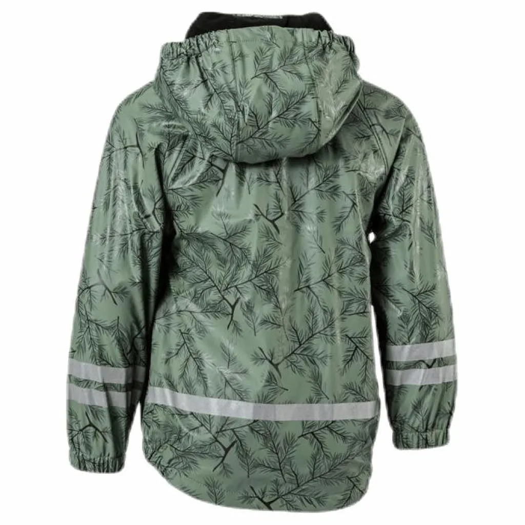 Lindberg Nordskog Fleece-Lined Rain Set Green Grön Best