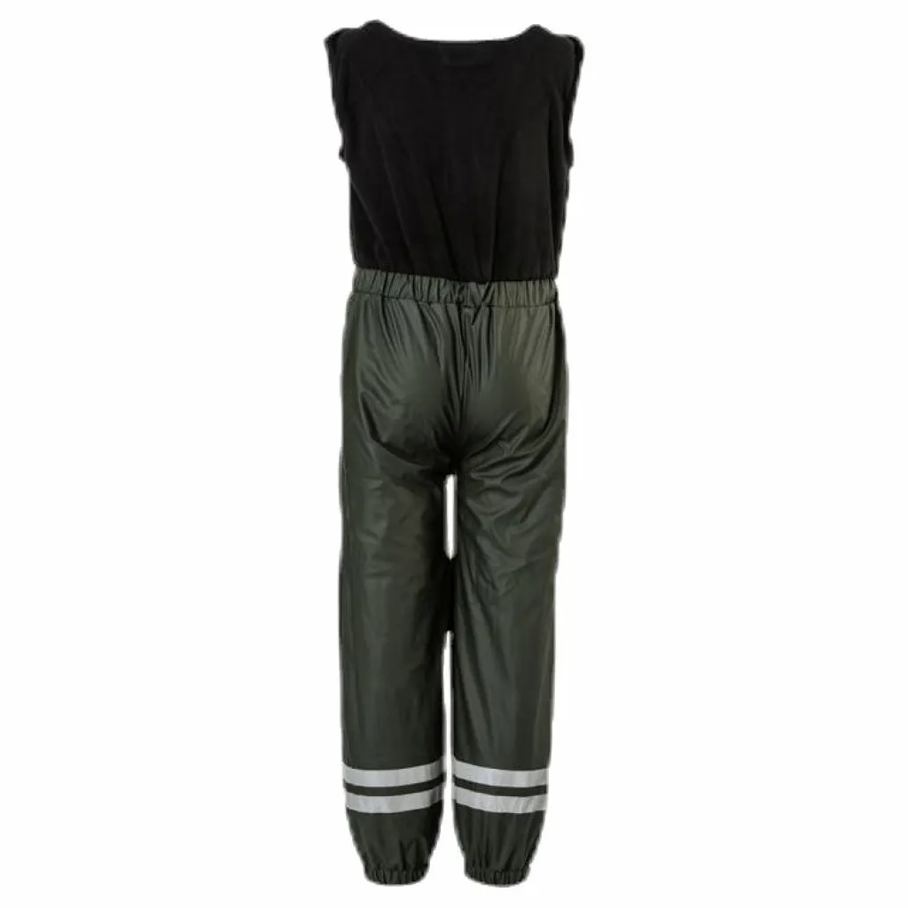 Lindberg Nordskog Fleece-Lined Rain Set Green Grön Best