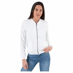 Nova Lux Bomber Jacket Solid 8 White*Only Clearance