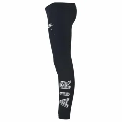 Nike NSW Air Favorites Legging Junior White/Black Svart Best