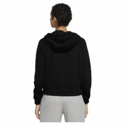 Nike Nsw Air Hoodie Fz Bb Flc White/Black Svart Clearance