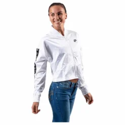 Nike Nsw Air Satin Track Jacket White Vit Online