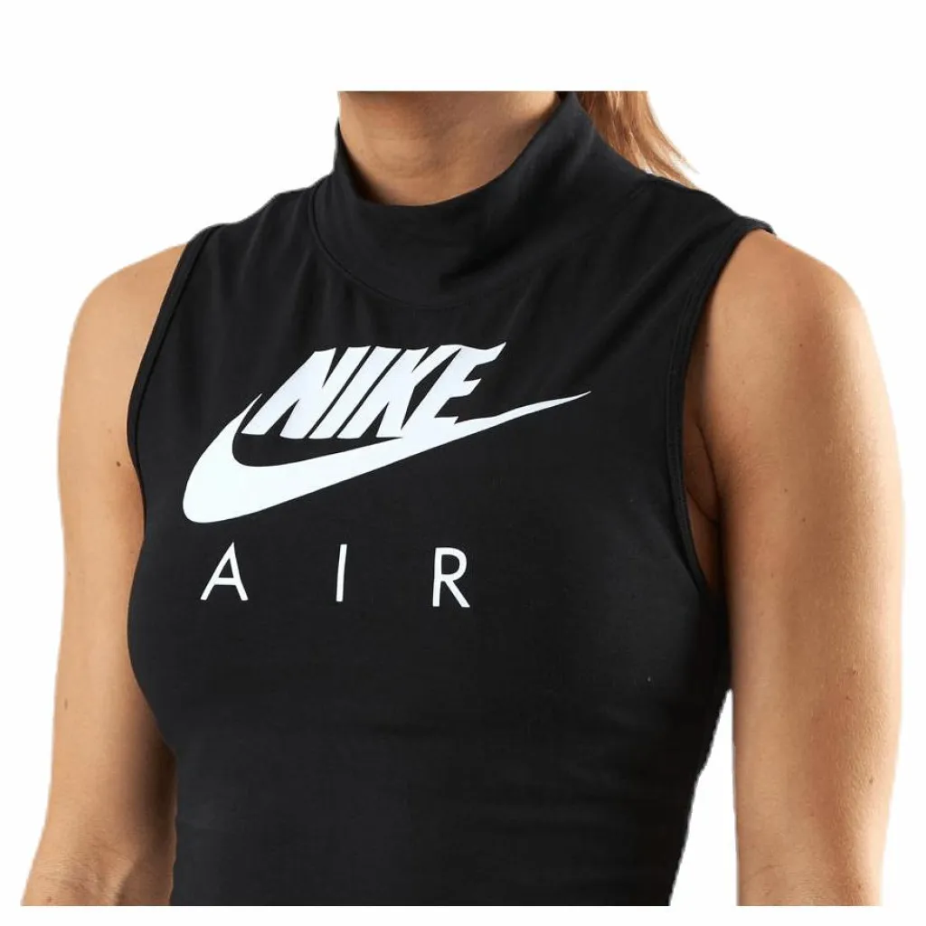 Nike Nsw Air Tank Mock White/Black Svart Outlet