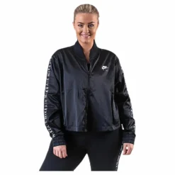 Nsw Air Track Jacket Satin Plus Black*Nike