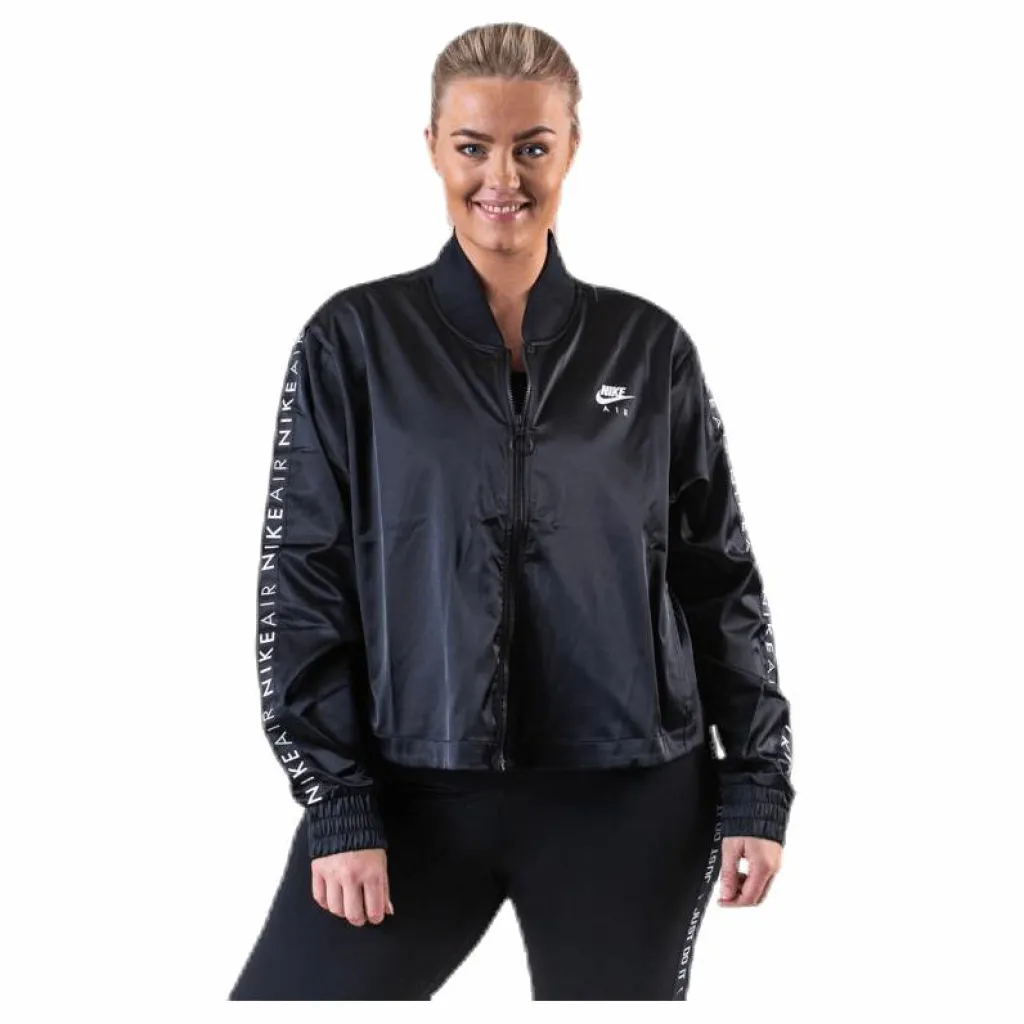 Nsw Air Track Jacket Satin Plus Black*Nike