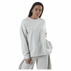 Nike Nsw Crew Earth Day Ft Grey Grå Outlet