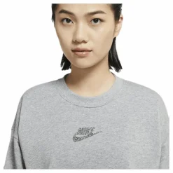 Nike Nsw Crew Ft M2Z Grey Grå Best