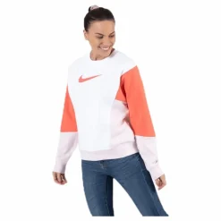 Nike Nsw Crew Hbr Pink/White Vit Sale