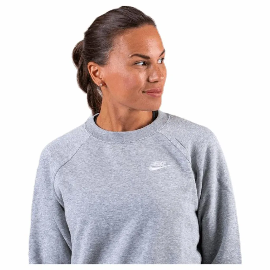 Nsw Essential Crew Flc White/Grey*Nike New