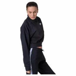 Nsw Essential Flc Crop Hz White/Black*Nike Clearance