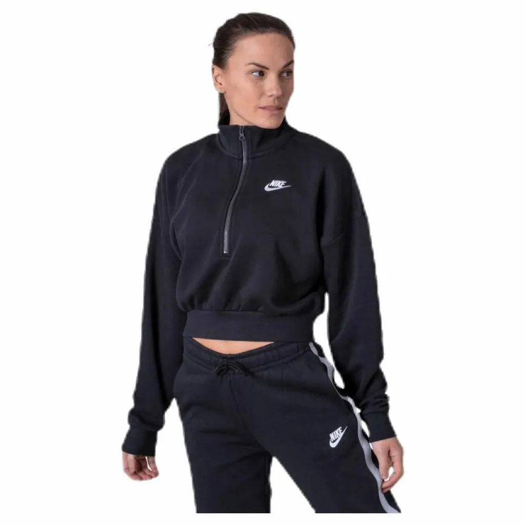 Nsw Essential Flc Crop Hz White/Black*Nike Clearance