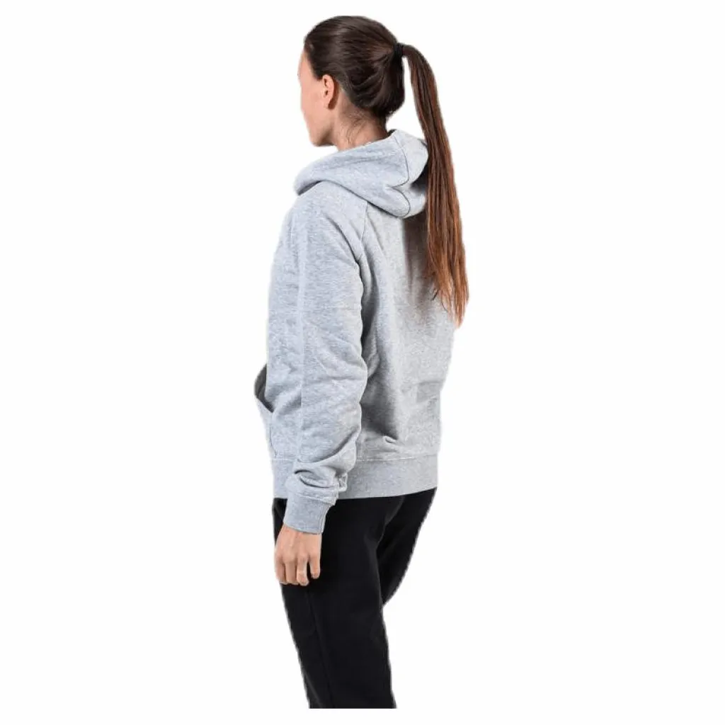Nike Nsw Essential Hoodie White/Grey Grå New