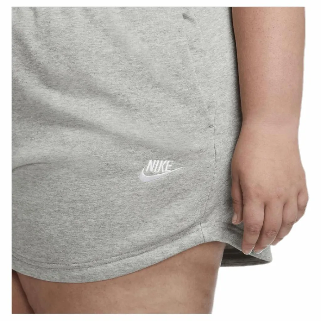 Nike Nsw Essntl Short Ft Plus Grey Grå Sale