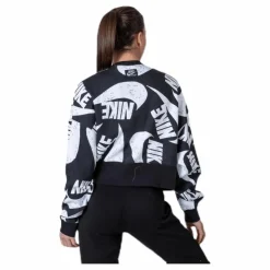 Nike Nsw Fleece Crew Black Flerfärgad Clearance