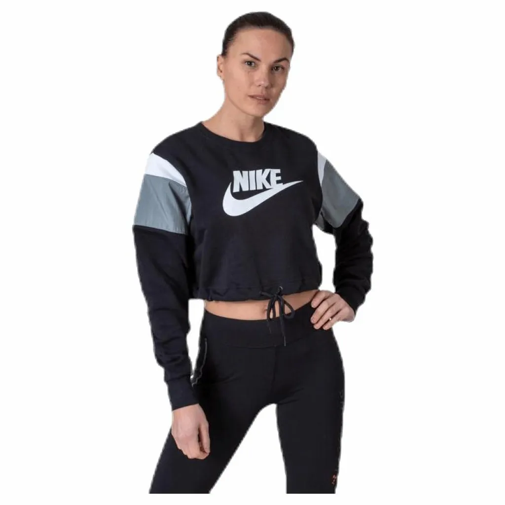 Nsw Heritage Crew Flc Sb White/Black*Nike Outlet