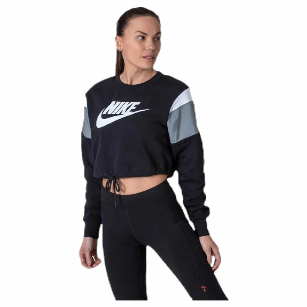 Nsw Heritage Crew Flc Sb White/Black*Nike Outlet