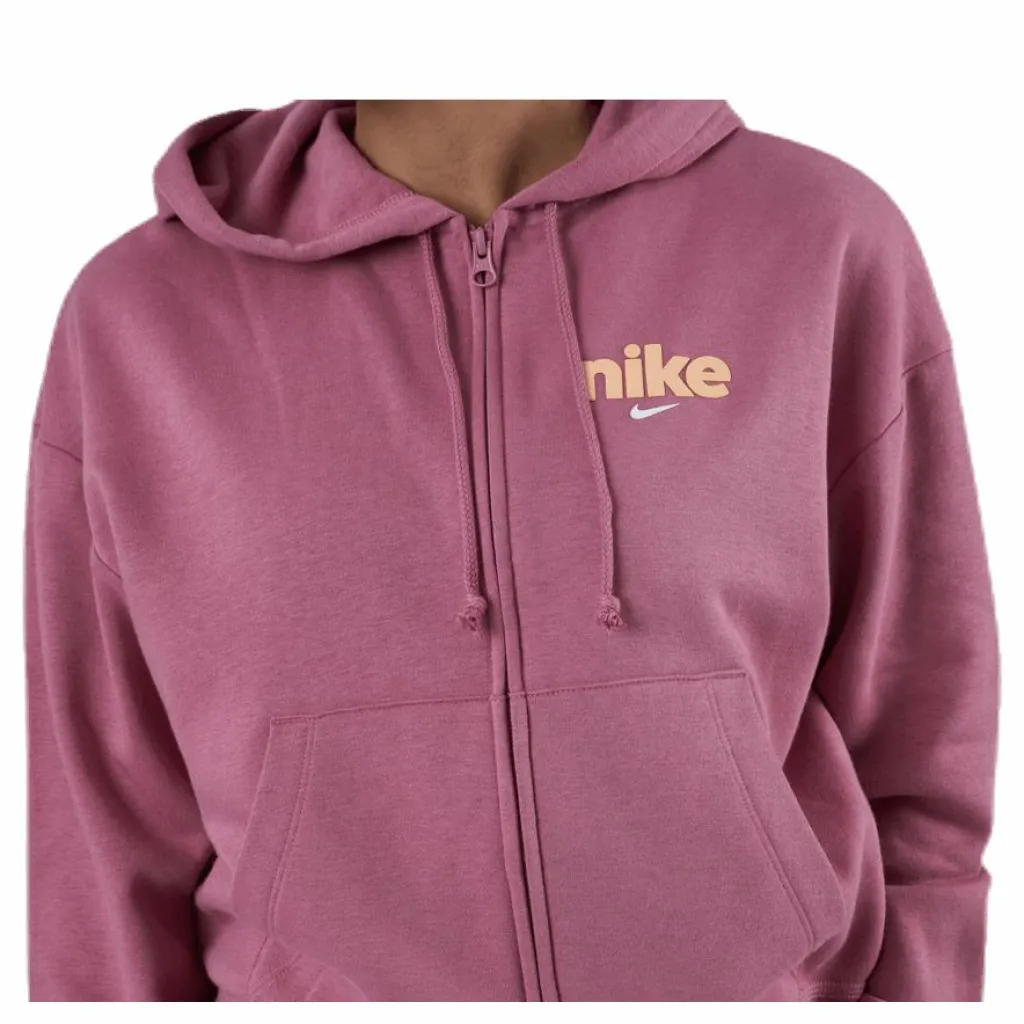 Nike Nsw Hoodie Fz Flc Bb Vrsty Pink Rosa Best