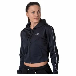 Nsw Hrtg Hoodie Fz Pk White/Black*Nike Outlet