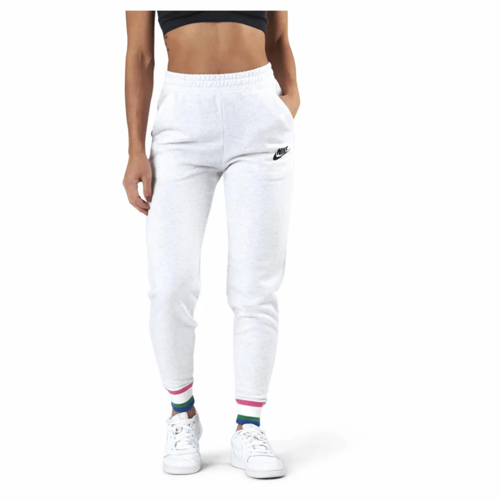 Nike Nsw Hrtg Pant Flc Birch Heather/Black Vit Clearance