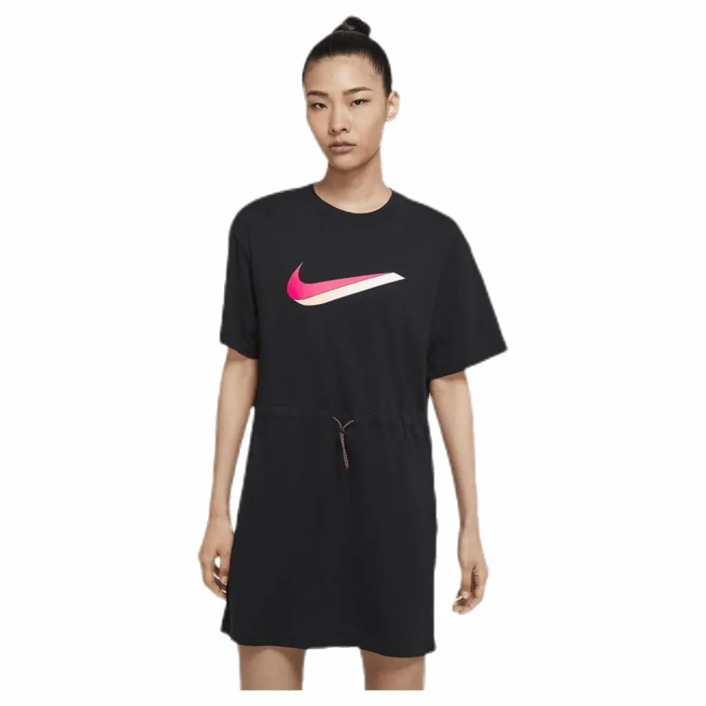 Nike Nsw Icn Clsh Dress Ss Black Svart Hot