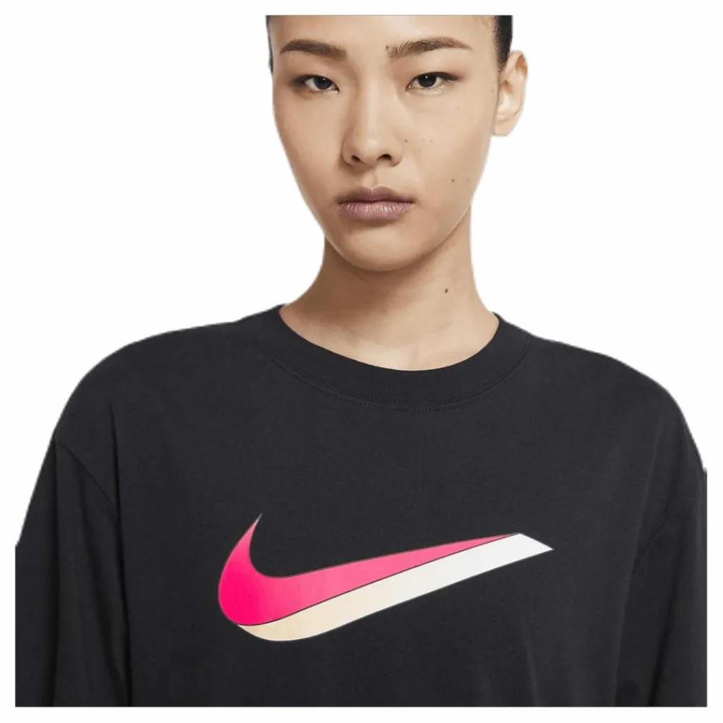 Nike Nsw Icn Clsh Dress Ss Black Svart Hot