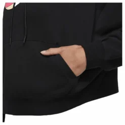 Nike Nsw Icn Clsh Flc Hoodie Ft Black Svart Hot