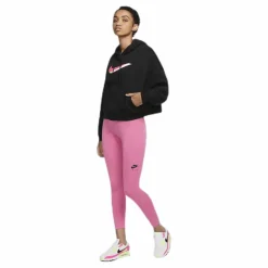 Nike Nsw Icn Clsh Flc Hoodie Ft Black Svart Hot