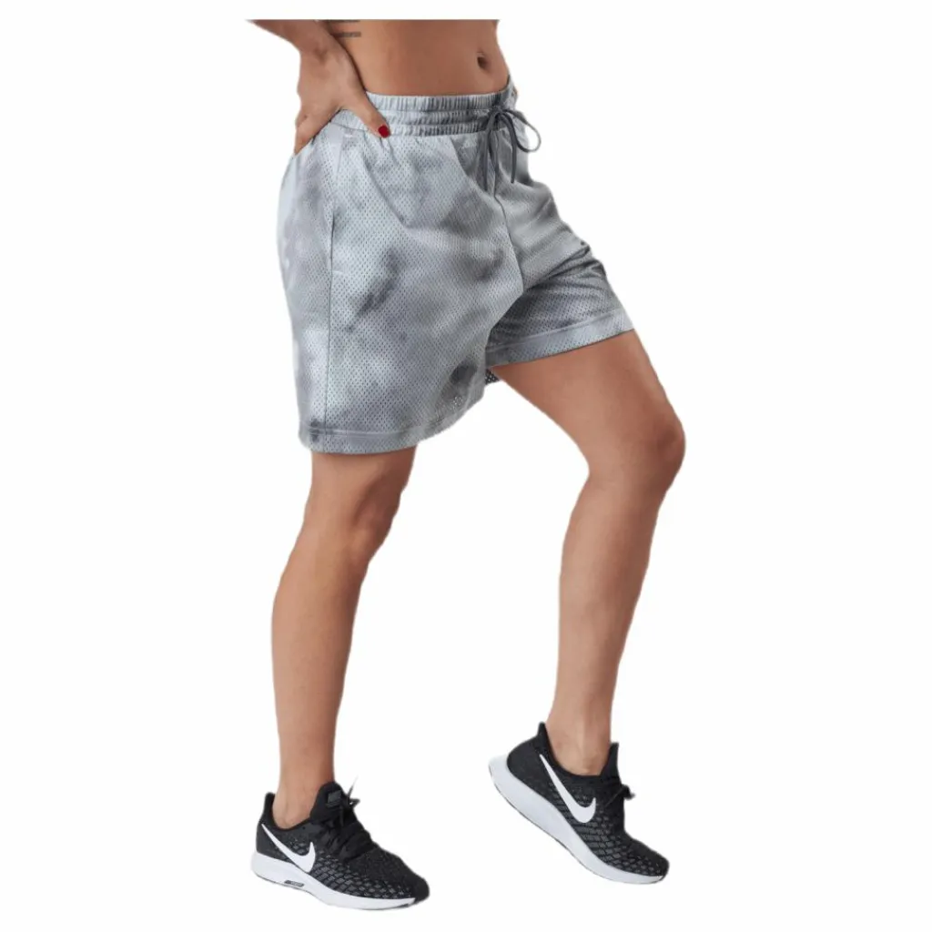 Nike Nsw Icn Clsh Shrt Msh Aop Hr Grey Grå Hot
