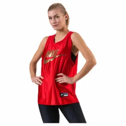 Nike NSW Jersey GLM DNK Red Röd Clearance