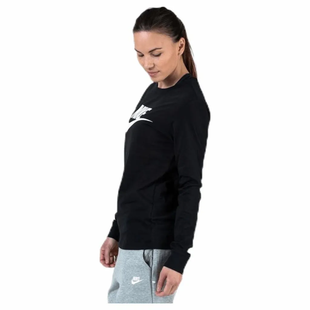 Nike Nsw Ls Sweater White/Black Svart New