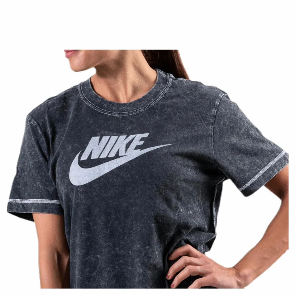 Nike Nsw Ss Rebel Top Black Svart New