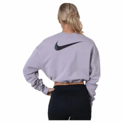 Nike Nsw Swoosh Crew Ft Grey Lila