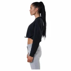 Nike Nsw Swoosh Crew Ft White/Black Svart Outlet