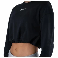 Nike Nsw Swoosh Crew Ft White/Black Svart Outlet