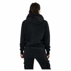 Nike Nsw Swoosh Hoodie Ft White/Black Svart Clearance