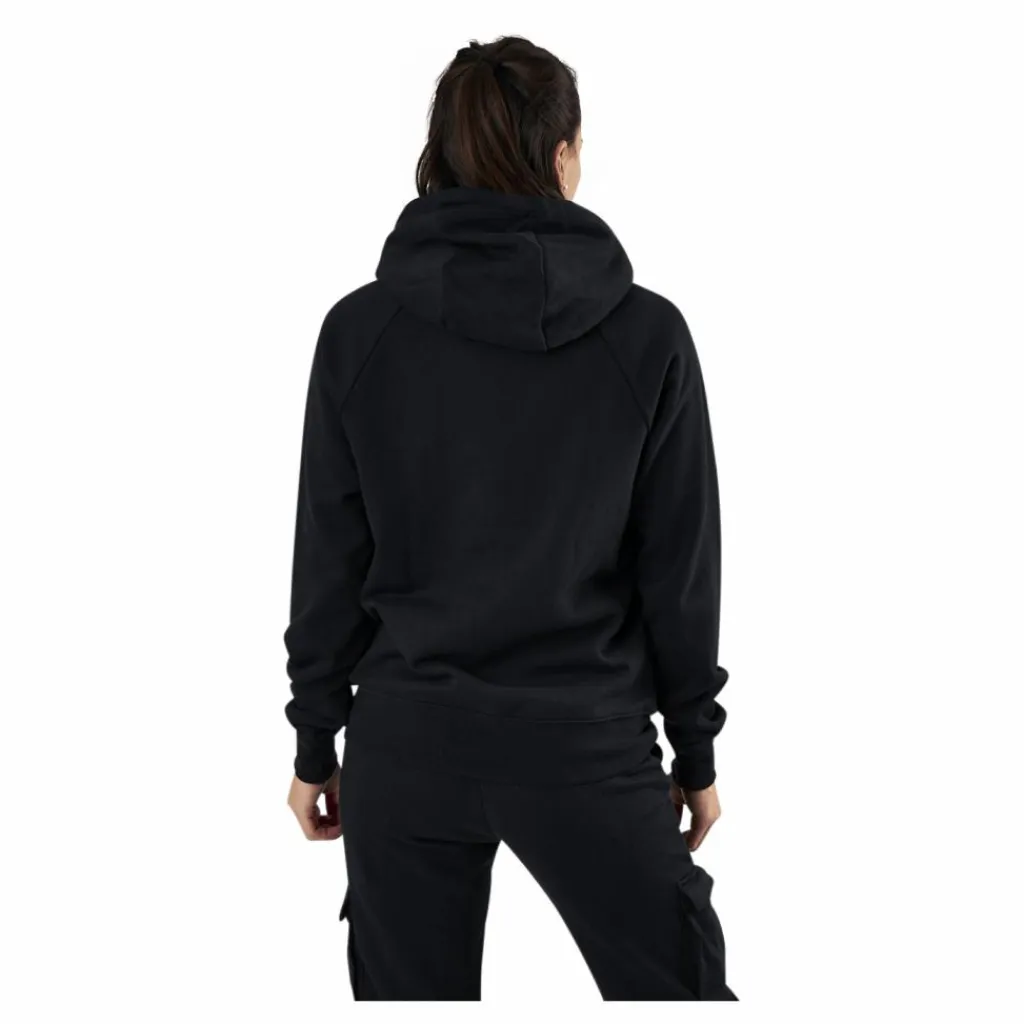 Nike Nsw Swoosh Hoodie Ft White/Black Svart Clearance