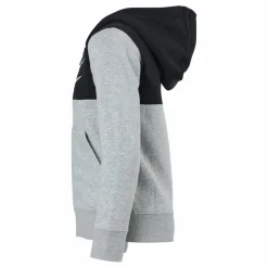 Nike NSW Swoosh Zip Hoodie Junior Grey Grå New