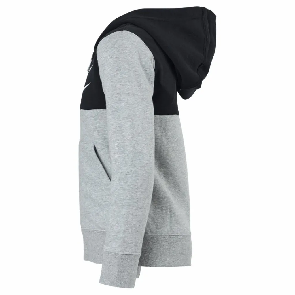 Nike NSW Swoosh Zip Hoodie Junior Grey Grå New