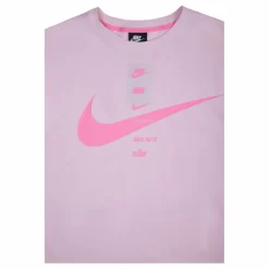 Nike Nsw Swsh Top Ss Plus Pink Rosa Clearance