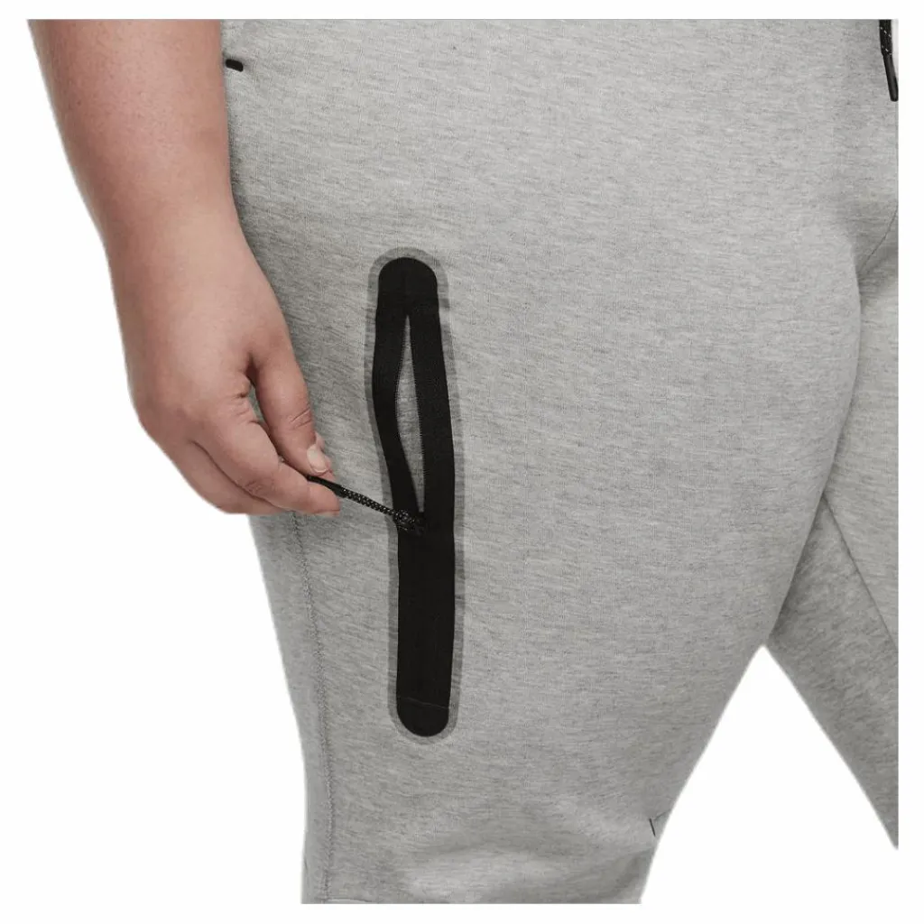 Nike Nsw Tch Flc Pant Plus Grey Grå Clearance