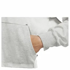 Nike Nsw tch flc wr hoody fz plus Grey Grå Outlet